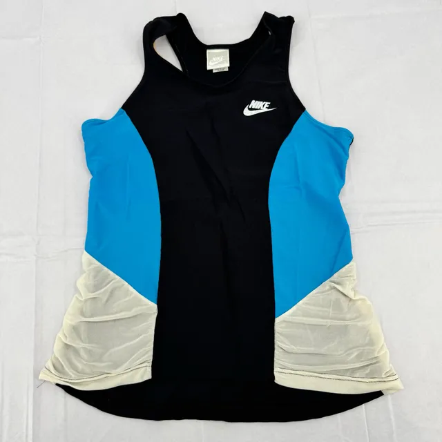 Vintage Nike 90s Y2K Colorblock Racerback Athletic Tank Top USA Women’s L