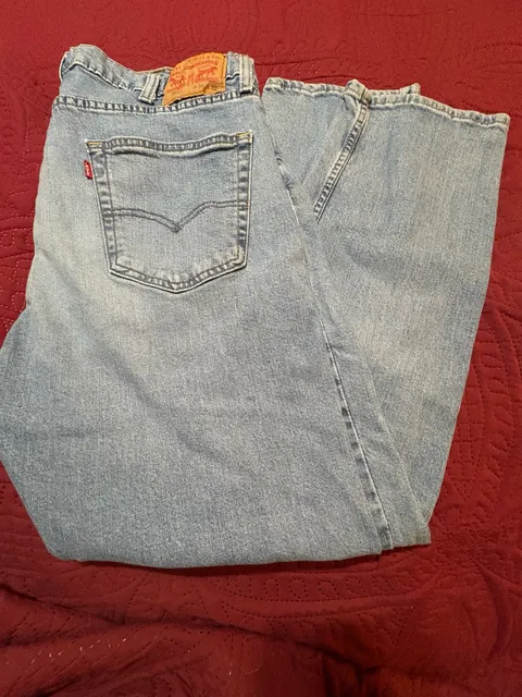 Levi's 502 Jeans W38 L32 Light Wash Denim