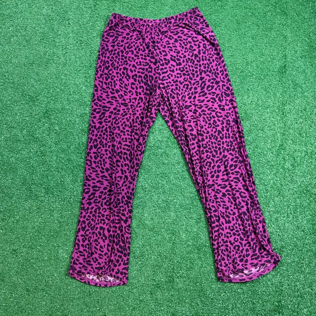 Style & Co. Intimates Pajama Pants Size M Purple Leopard Print