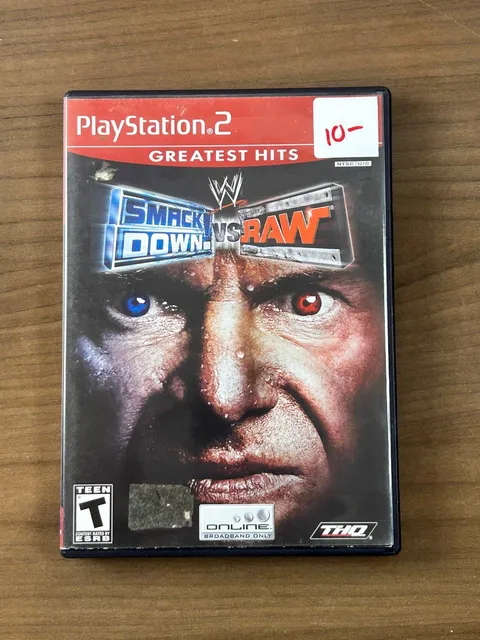 WWE SmackDown! vs. Raw 2004 Greatest Hits PS2 PlayStation 2 Disc & Case