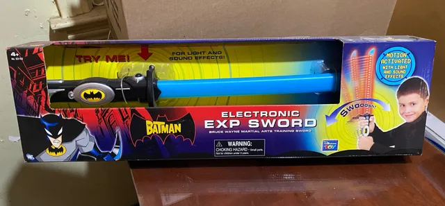 The Batman Electronic Exp Sword Thinkway Toys New In Box