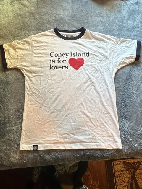 Coney Island Picnic Coney Island Is For Lovers Ringer T-Shirt Size L