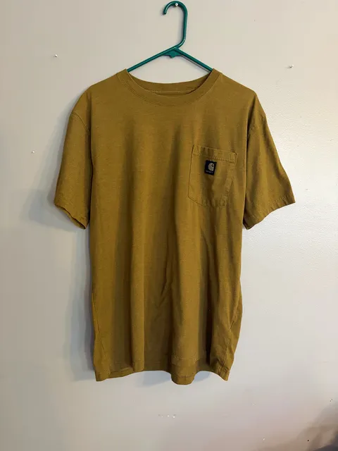 Carhartt Relaxed Fit Pocket T-Shirt Size L Golden Grass