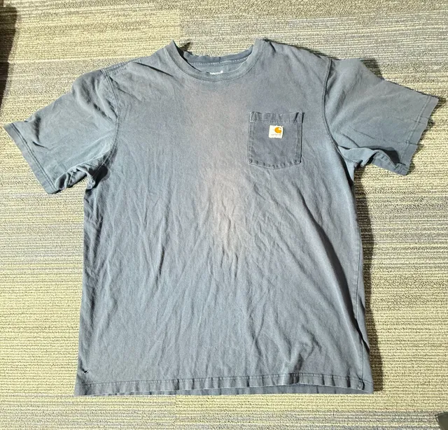 Carhartt K87 Pocket T-Shirt XL Tall blue Loose Fit