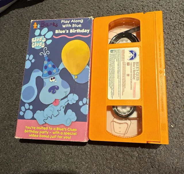 Blue's Clues Blue's Birthday VHS