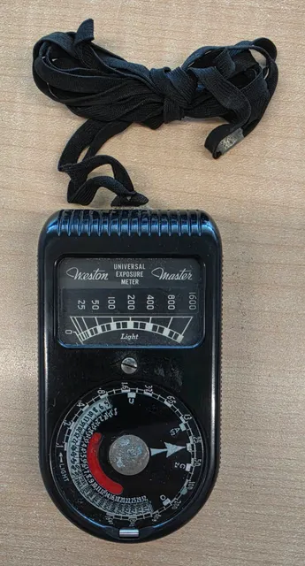 Weston Master Universal Exposure Meter Model 715 With Strap Not Tested 510