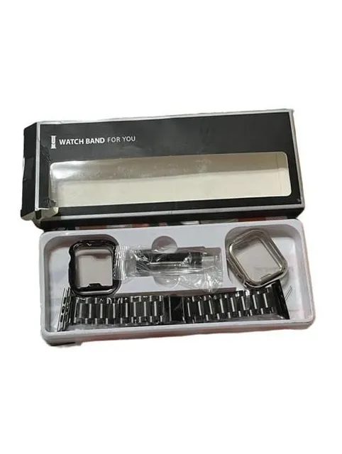 Watch Band For You Stainless Steel Apple Watch Band Black Kit