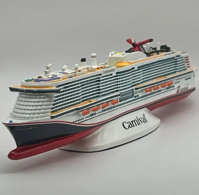 CARNIVAL CELEBRATION CRUISE SHIP MODEL - CARNIVAL CRUISE LINE - RARE