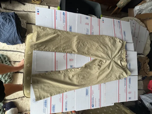 Anne Klein Khaki Flare Pants