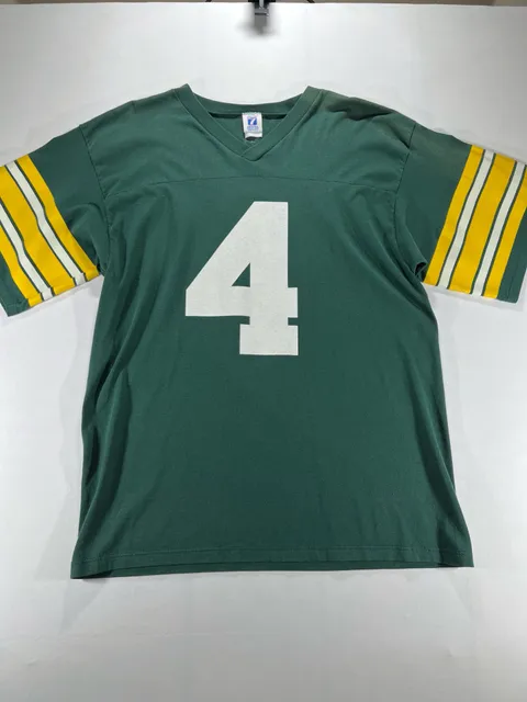 Logo 7 Green Bay Packers Brett Favre 4 Jersey Size L Vintage