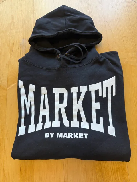 Market Studios Hoodie XXX-Large Black Market By Market Pullover Sweatshirt
