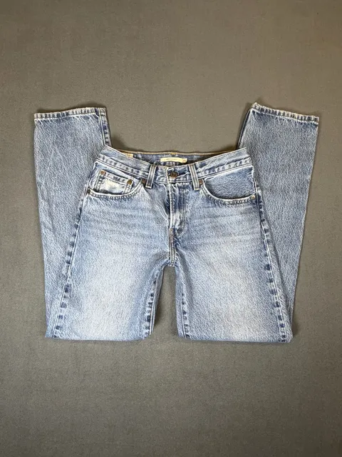 Levi's Premium Middy Straight Jeans Size 26 Light Wash