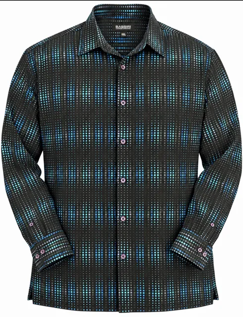 Bassiri Limited Collection Long Sleeve Button Up Shirt Size XXL