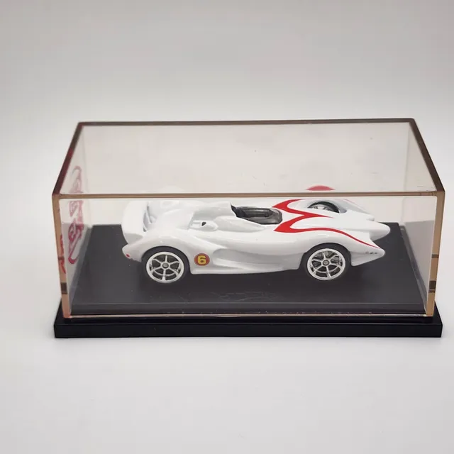 ​Hot Wheels Speed Racer Mach 5 Diecast Car with Display Case Mattel Warner Bros
