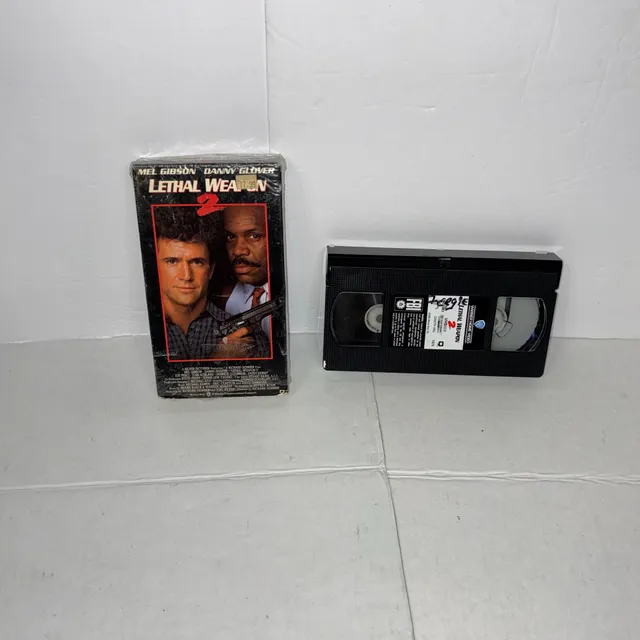 Warner Home Video Lethal Weapon 2 VHS Tape 1989 Mel Gibson