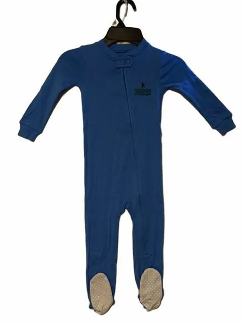 Amazon Essentials Marvel Wakanda Forever Footed Sleeper 24M Blue