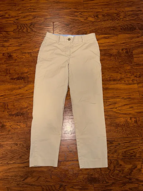 Aritzia Chino Pants Size 8 Beige Cotton Blend Casual