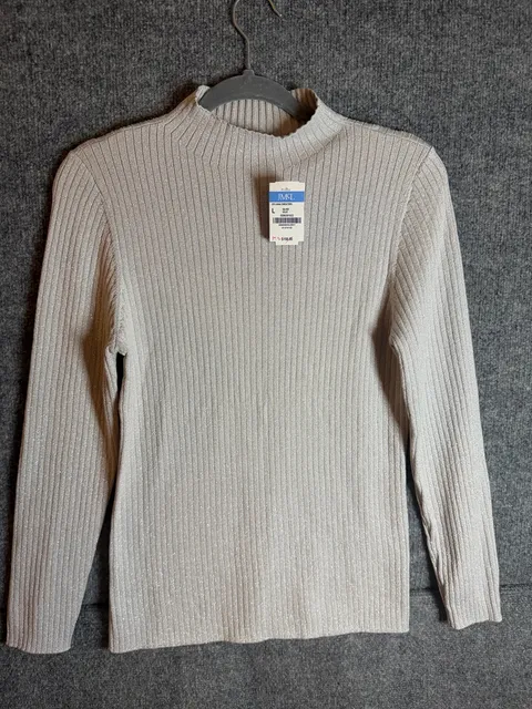 J.McLaughlin New Metallic Mock Neck Sweater Size L