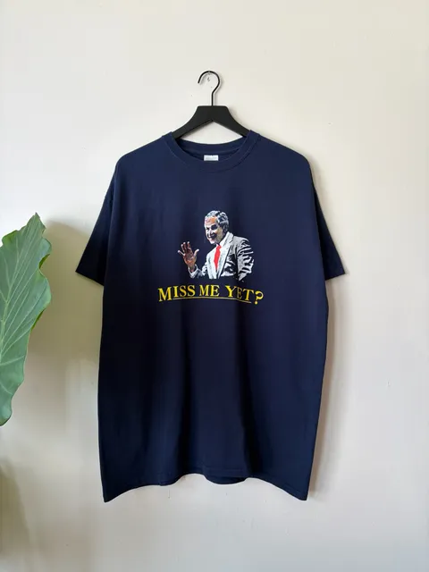 Gildan Miss Me Yet George W Bush T-Shirt Size XL Navy