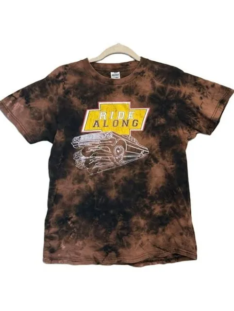 Grunge Tie-Dye Chevy Low Rider Ride Along Movie Promo T-Shirt