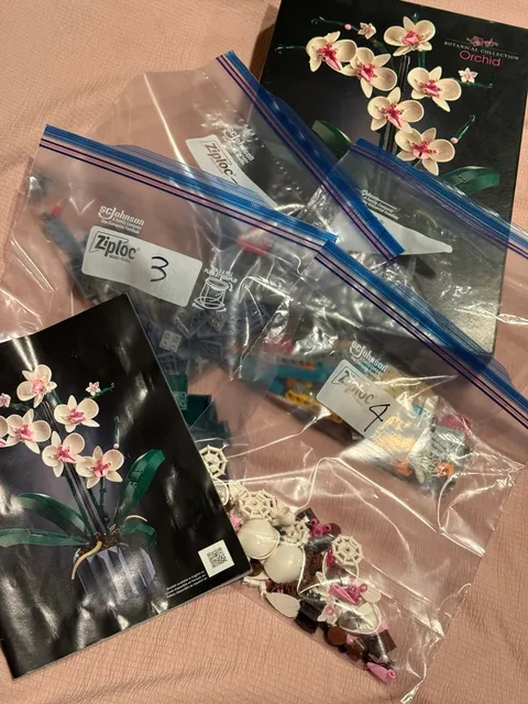 LEGO Icons 10311 Orchid Botanical Collection Building Set 100% complete