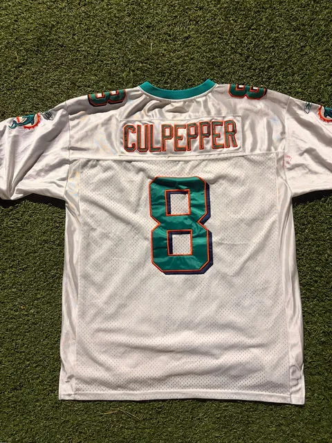 Reebok Daunte Culpepper Miami Dolphins Jersey