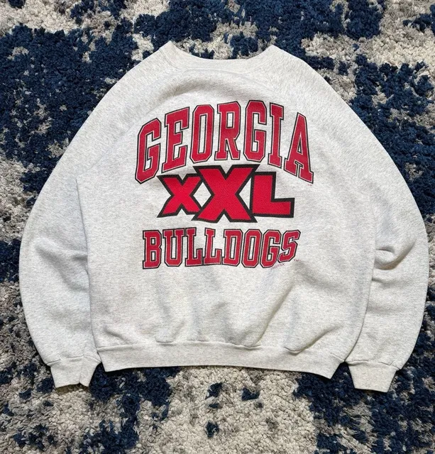 Decotex Georgia Bulldogs Sweatshirt Size XXL Gray Crewneck