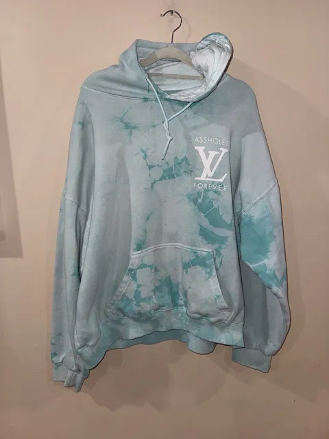 Louis Vuitton Assholes Forever Tie-Dye Hoodie