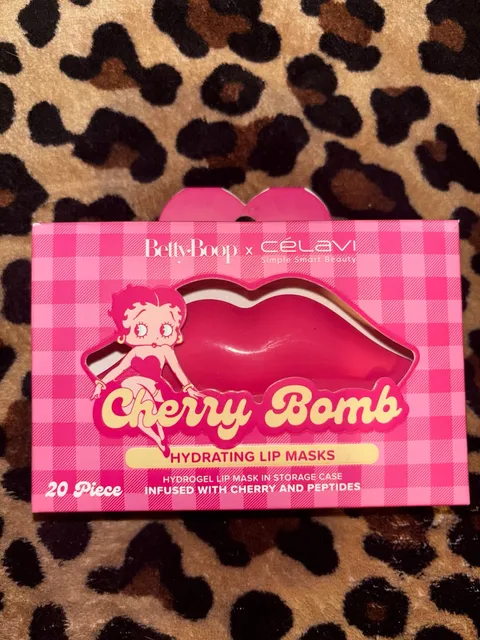 Betty Boop x Celavi Cherry Bomb Hydrating Lip Masks 20 Piece 
