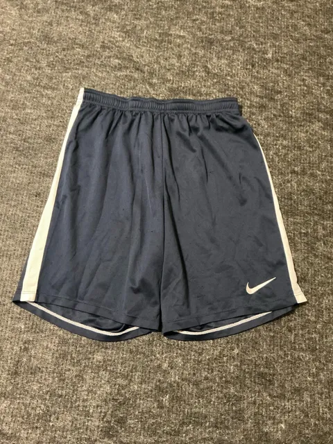 Nike Dri-FIT Athletic Shorts Womens Size XL Blue White Gym Sports