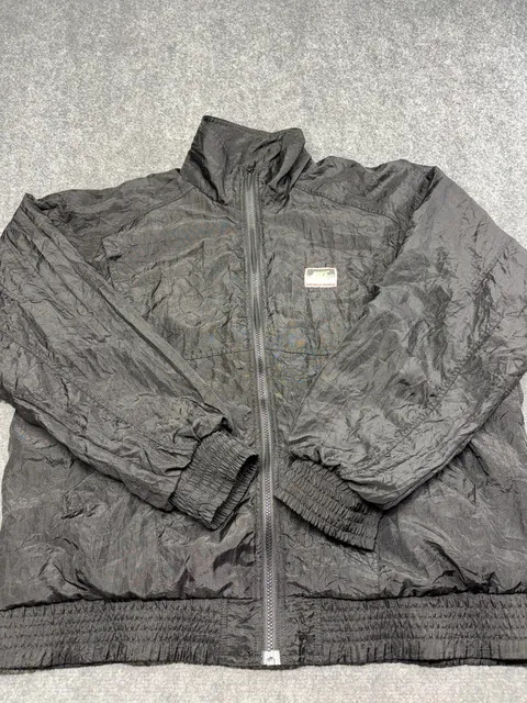 Nike Challenge Court Windbreaker Jacket Size XL Black Vintage 90s Full Zip-court