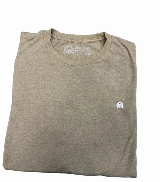 Into The AM T-Shirt Size 2XL Olive Green Heather Crewneck Short Sleeve