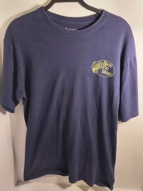 Bass Pro Shops T-Shirt Size L Navy Blue