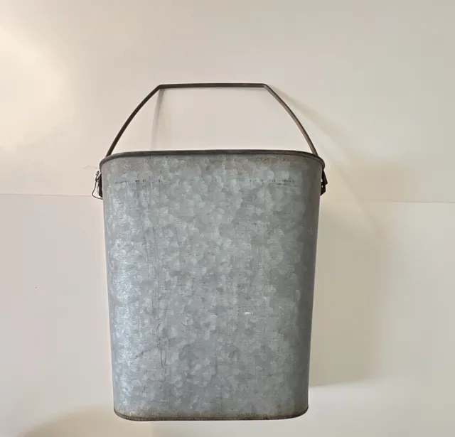 Creative Co-Op 10" Tin Toilet Paper Holder Wall Rack Antique Zinc