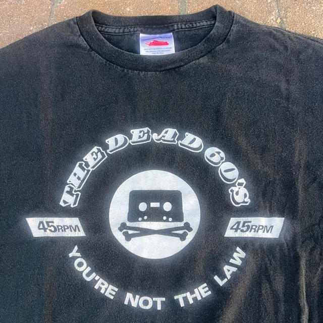 Tennessee River The Dead 60’s You’re Not The Law Size M Black T-Shirt