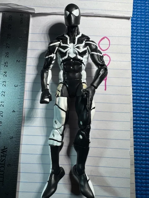 Marvel Legends Spider-Man Action Figure Future Foundation Black White