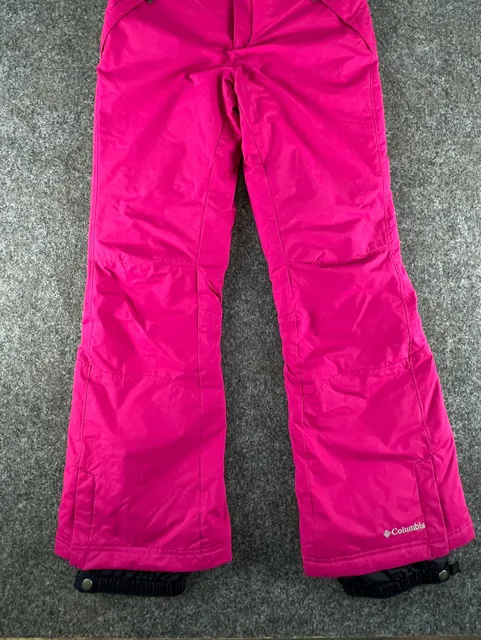 Columbia Ski Pants Size S Regular Pink Waterproof Snow Winter