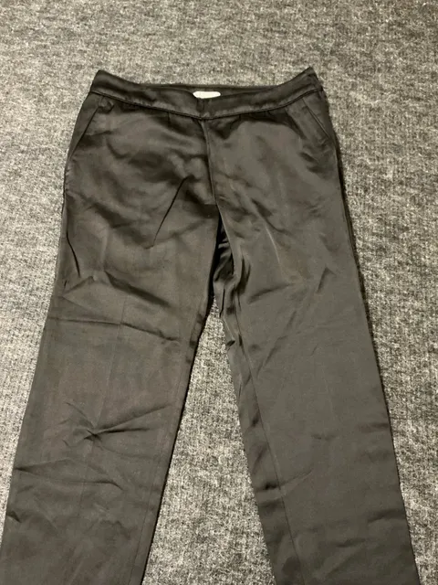 H&M Trousers Pants Womens Size 6 With Pockets Black