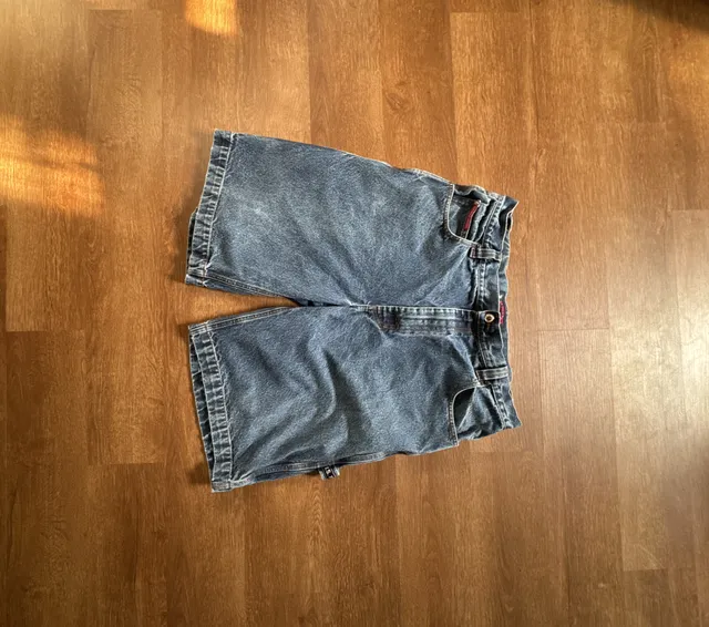 U.S. Polo Assn. Carpenter Denim Jean Shorts Size 38 Blue Y2K Baggy Jorts