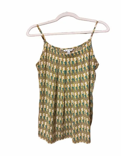 Cabi Seahorse Tank Top Size M Pleated Style 411