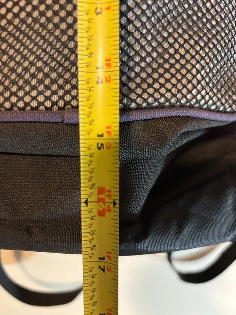 Eastport Black Mesh Backpack