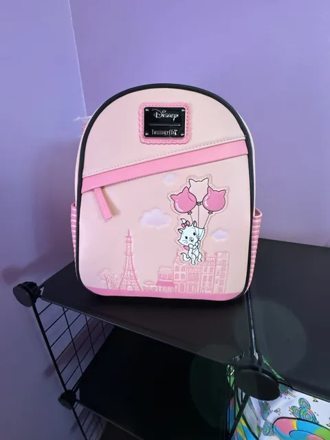 Loungefly Disney The Aristocats Marie Balloons Mini Backpack Pink