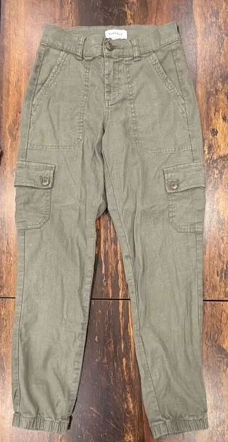 Evereve Cargo Pants Size 24 Green Utility Jogger