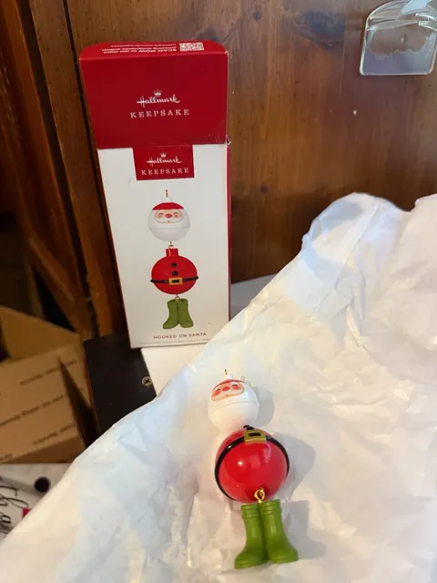 Hallmark Keepsake Hooked On Santa Christmas Ornament