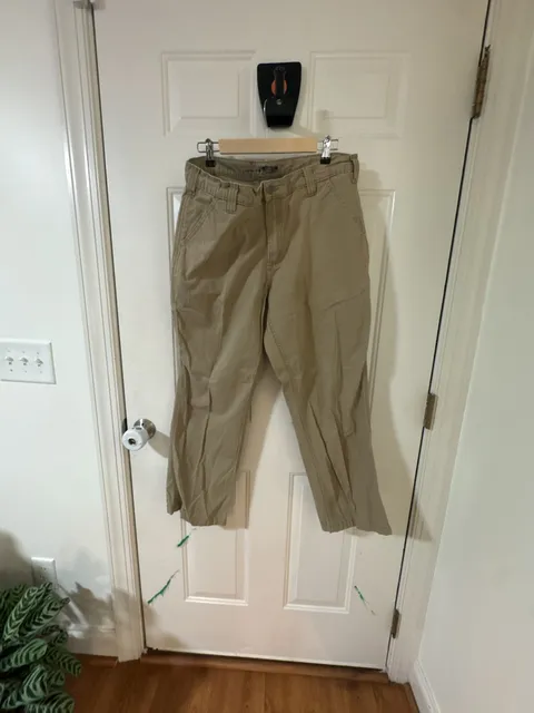 Carhartt Relaxed Fit Carpenter Pants Size 36x30 Tan Workwear
