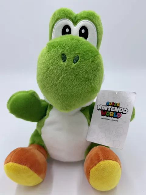 Super Nintendo World 10" Yoshi Plush Hand Puppet Universal Studios Orlando Mario