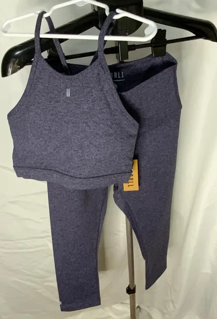 NWT NOBULL Sports Bra NWOT Leggings Women’s Size S Heather Purple Athletic
