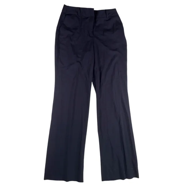 Liz Claiborne Sophie Pants Size 10T Tall Dark Navy Blue Dress Slacks