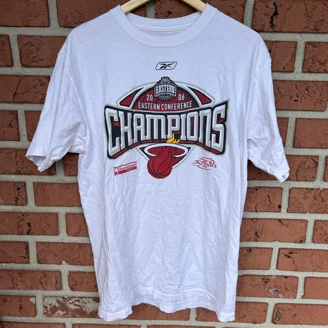 Reebok Miami Heat 2006 Eastern Conference Champions T-Shirt Size L