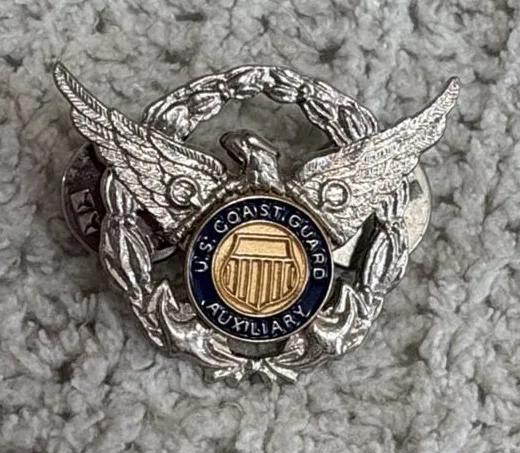 US Coast Guard Auxiliary Cap Miniature Device Pin